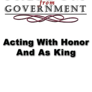 book: Acting in Honor As King