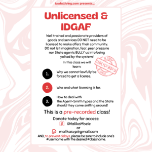 Unlicensed & IDGAF